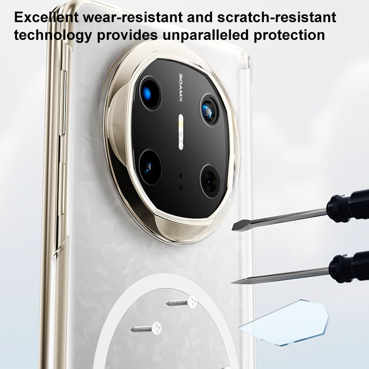 For Huawei Mate X5 / X3 Clear MagSafe PC Full Coverage Phone Case(Black) - Huawei Cases by buy2fix | Online Shopping UK | buy2fix