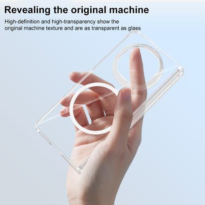 For Huawei Mate X5 / X3 Clear MagSafe PC Full Coverage Phone Case(Black) - Huawei Cases by buy2fix | Online Shopping UK | buy2fix