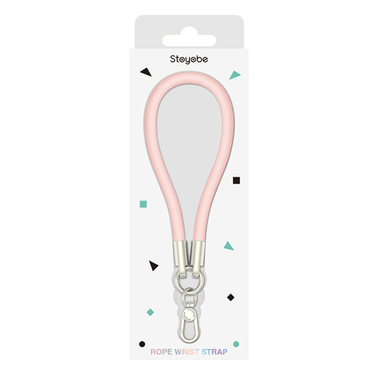 DUX DUICS Stoyobe PL-II Universal Silicone Phone Wrist Strap Anti-lost Lanyard(Pink) - Lanyards & Wrist Straps by DUX DUCIS | Online Shopping UK | buy2fix