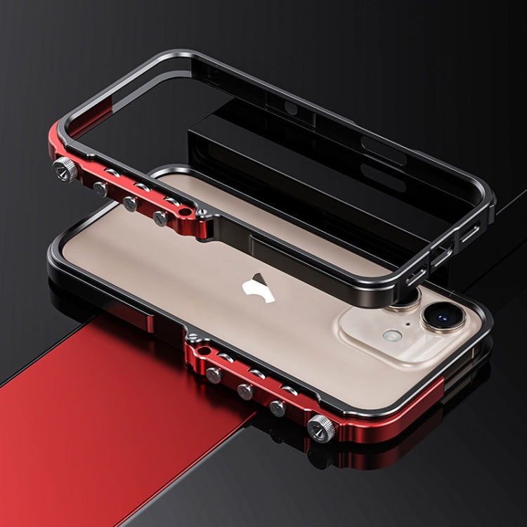 For iPhone 16 Mechanical Armor Creative Metal Frame Aluminum Alloy Phone Case(Black) - iPhone 16 Cases by buy2fix | Online Shopping UK | buy2fix