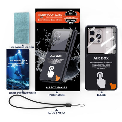 RedPepper Air Box Max 6.9 IP68 Waterproof Phone Case for 6.9 inch Phone(Black) - Waterproof Bag by RedPepper | Online Shopping UK | buy2fix