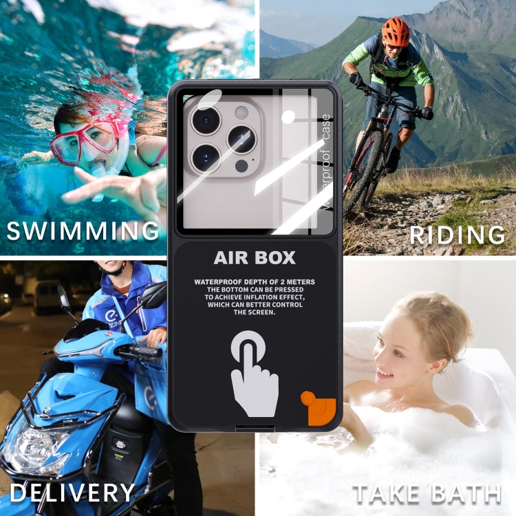 RedPepper Air Box Max 6.9 IP68 Waterproof Phone Case for 6.9 inch Phone(Black) - Waterproof Bag by RedPepper | Online Shopping UK | buy2fix