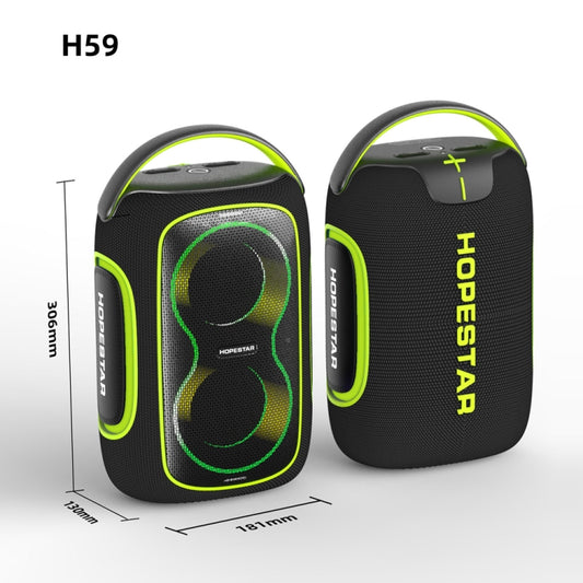 HOPESTAR H59 50W Outdoor Portable IPX5 Waterproof Bluetooth Speaker(Grey) - Waterproof Speaker by HOPESTAR | Online Shopping UK | buy2fix
