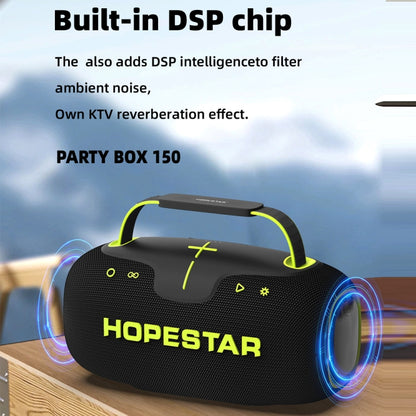 HOPESTAR Party Box 150 40W Outdoor Portable IPX5 Waterproof Bluetooth Speaker(Grey) - Waterproof Speaker by HOPESTAR | Online Shopping UK | buy2fix