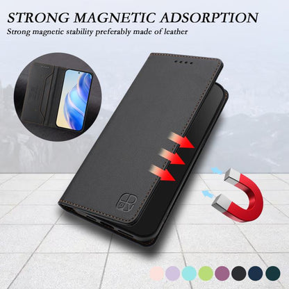 For Google Pixel 10 Pro XL RC01 Dual-Folded Magnetic Suction RFID Leather Phone Case(Black) - Google Cases by buy2fix | Online Shopping UK | buy2fix