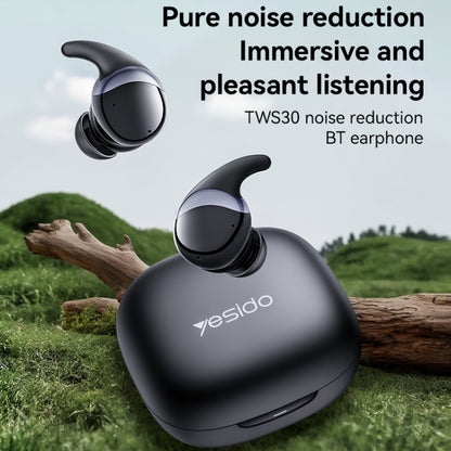 Yesido TWS30 ANC Active Noise Reduction TWS Bluetooth Earphone(Black) - TWS Earphone by Yesido | Online Shopping UK | buy2fix