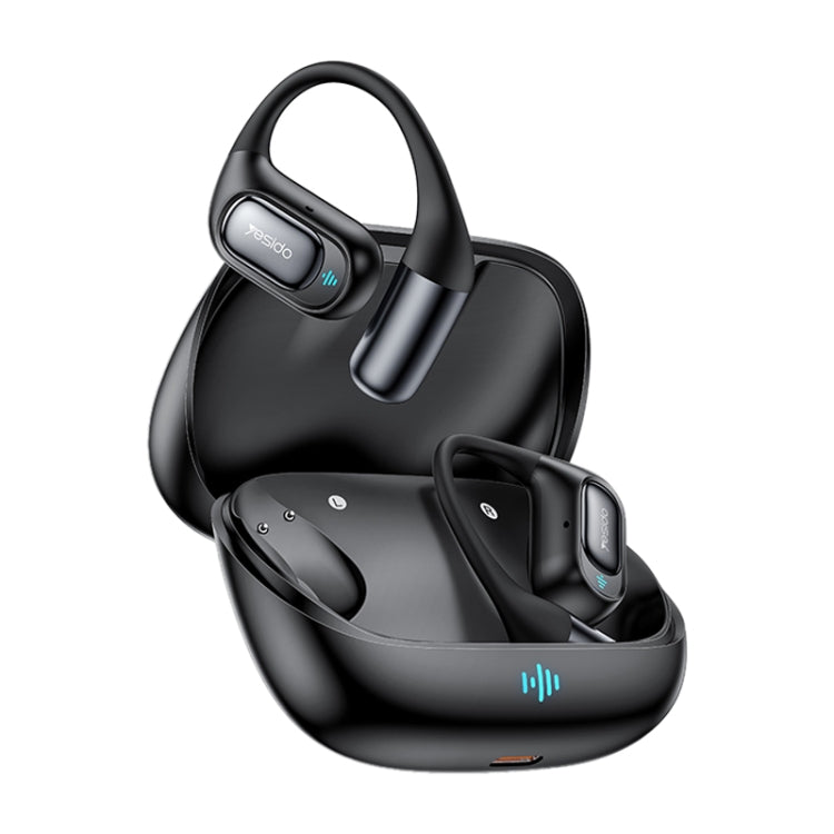 Yesido YSP23 Open Ear ANC and ENC Dual Noise Reduction OWS Bluetooth Earphone(Black) - Bluetooth Earphone by Yesido | Online Shopping UK | buy2fix