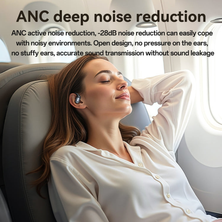 Yesido YSP23 Open Ear ANC and ENC Dual Noise Reduction OWS Bluetooth Earphone(Black) - Bluetooth Earphone by Yesido | Online Shopping UK | buy2fix