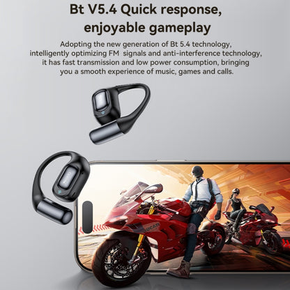 Yesido YSP23 Open Ear ANC and ENC Dual Noise Reduction OWS Bluetooth Earphone(Black) - Bluetooth Earphone by Yesido | Online Shopping UK | buy2fix