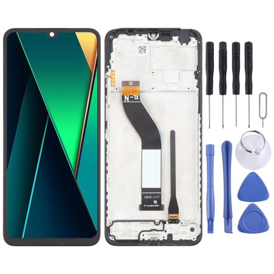 For Xiaomi Poco C75 Original LCD Screen Digitizer Full Assembly with Frame - LCD Screen by buy2fix | Online Shopping UK | buy2fix