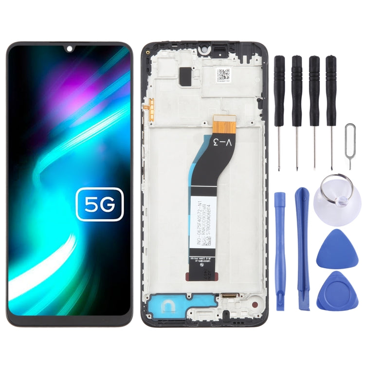 For Xiaomi Poco M6 5G OEM LCD Screen Digitizer Full Assembly with Frame by buy2fix