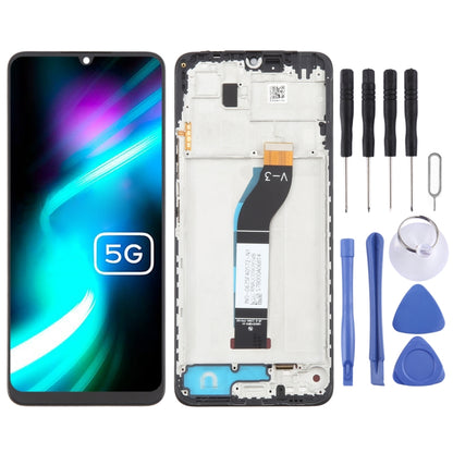 For Xiaomi Poco M6 5G OEM LCD Screen Digitizer Full Assembly with Frame by buy2fix
