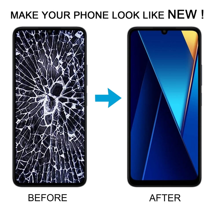 For Xiaomi Poco C65 OEM LCD Screen Digitizer Full Assembly with Frame by buy2fix