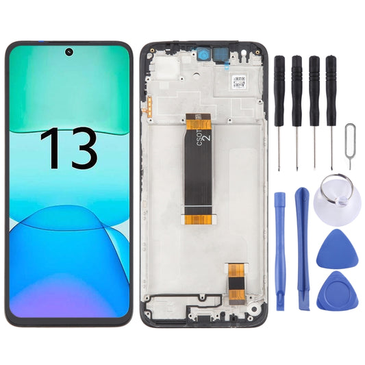 For Xiaomi Redmi 13 4G OEM LCD Screen Digitizer Full Assembly with Frame - LCD Screen by buy2fix | Online Shopping UK | buy2fix