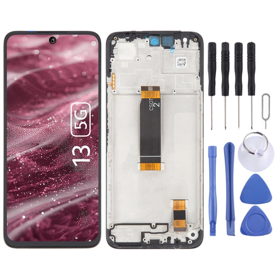 For Xiaomi Redmi 13 5G OEM LCD Screen Digitizer Full Assembly with Frame
