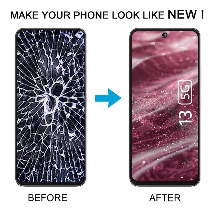 For Xiaomi Redmi 13 5G OEM LCD Screen Digitizer Full Assembly with Frame by buy2fix