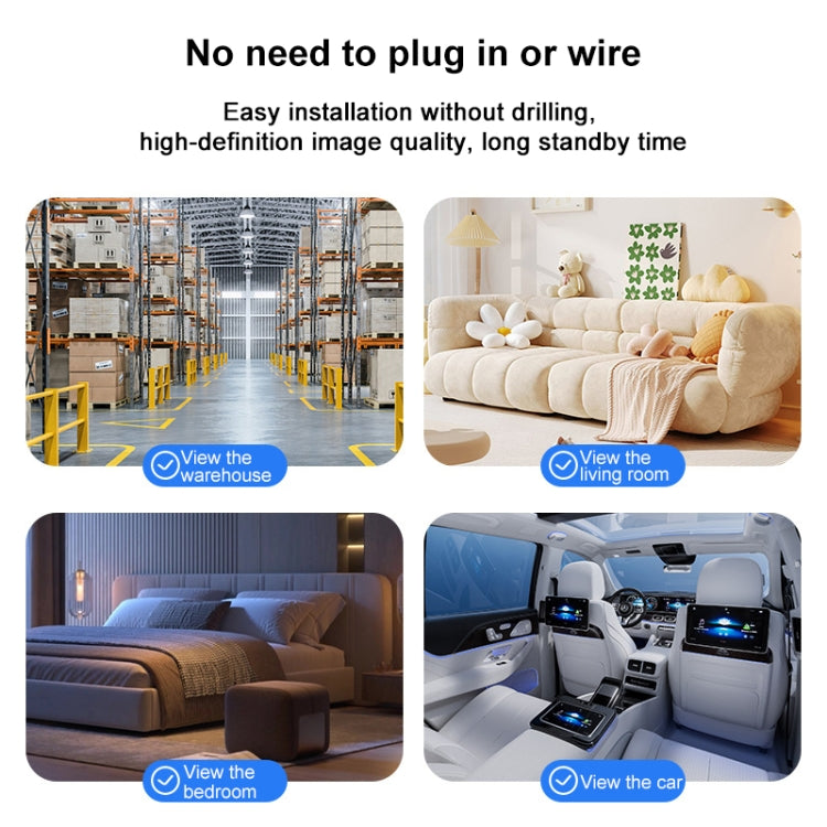 Indoor HD Night Vision Wireless WiFi Surveillance Camera, Memory Card:without - Wireless Camera by buy2fix | Online Shopping UK | buy2fix