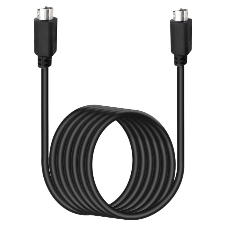 Mini DIN 6 Pin Core Extension Cable, Length:3m(Male to Male Straight) - Cables by buy2fix | Online Shopping UK | buy2fix