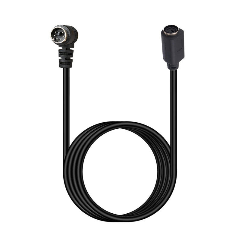 Mini DIN 6 Pin Core Extension Cable, Length:0.5m(Male to Female Elbow) - Cables by buy2fix | Online Shopping UK | buy2fix