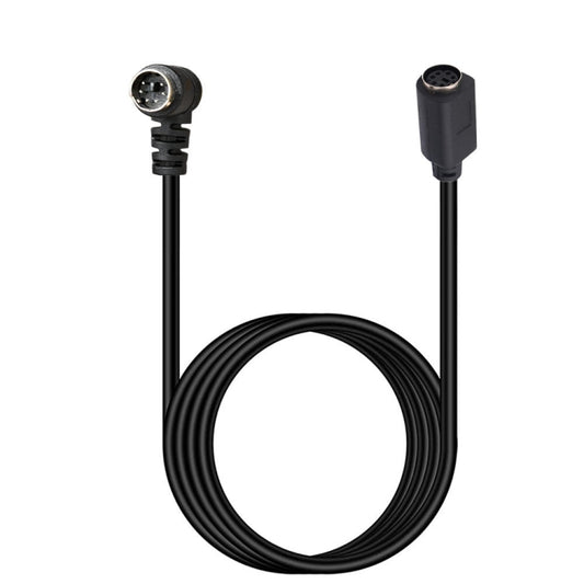 Mini DIN 6 Pin Core Extension Cable, Length:3m(Male to Female Elbow) - Cables by buy2fix | Online Shopping UK | buy2fix