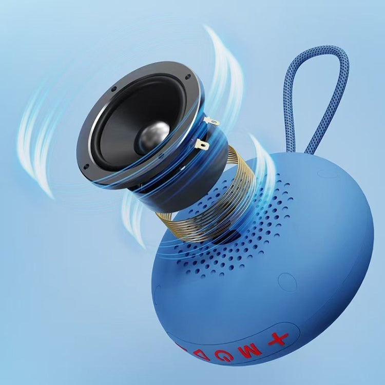T&G TG-442 TWS Portable Mini Wireless Bluetooth Speaker with Suction Cup(Blue) - Mini Speaker by T&G | Online Shopping UK | buy2fix