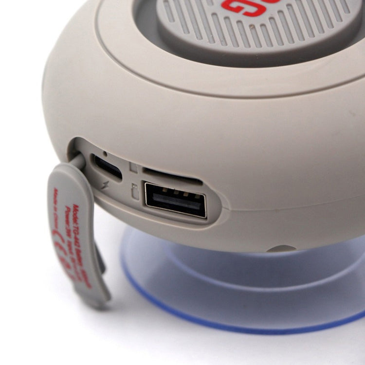 T&G TG-442 TWS Portable Mini Wireless Bluetooth Speaker with Suction Cup(Black) - Mini Speaker by T&G | Online Shopping UK | buy2fix