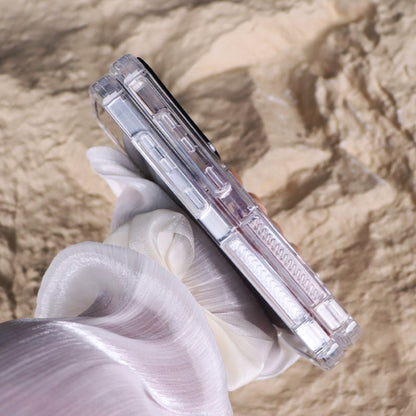 For Samsung Galaxy S25 Ultra 5G Capsule Glitter TPU Hybrid PC Airbag Phone Case(Blue) by buy2fix