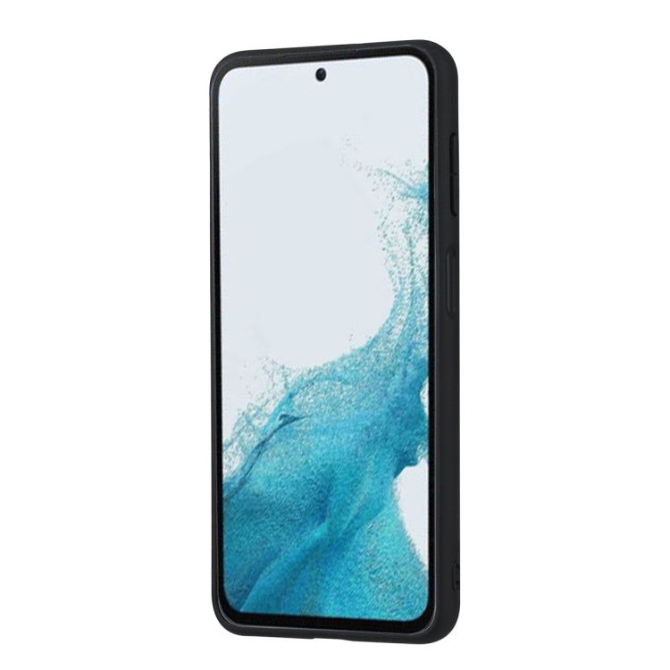 For Samsung Galaxy S25+ 5G Calfskin Card Slot TPU Hybrid PU Phone Case(Black) by buy2fix