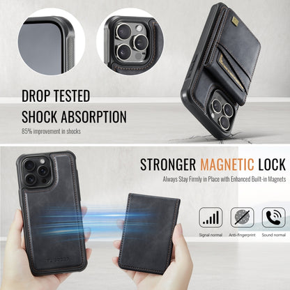 For iPhone 12 / 12 Pro AutSpace A12 MagSafe Magnetic RFID Card Bag Phone Case(Black) - iPhone 12 / 12 Pro Cases by AutSpace | Online Shopping UK | buy2fix
