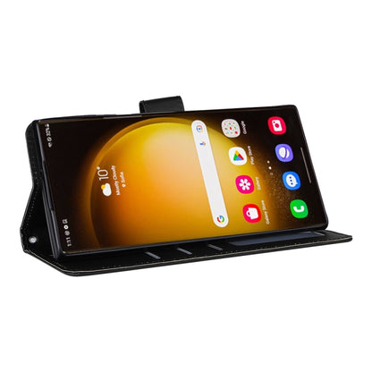 For Samsung Galaxy S25 Ultra 5G 3-Card Slots Multifunctional Leather Phone Case(Black) by buy2fix
