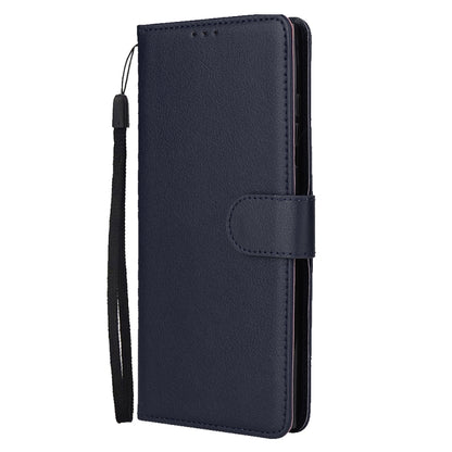 For Samsung Galaxy S25 Ultra 5G 3-Card Slots Multifunctional Leather Phone Case(Blue) by buy2fix
