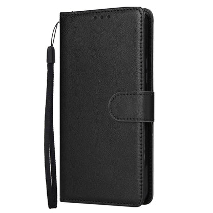 For Samsung Galaxy S25+ 5G 3-Card Slots Multifunctional Leather Phone Case(Black) by buy2fix