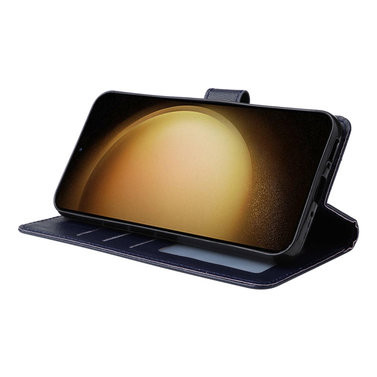 For Samsung Galaxy S25+ 5G 3-Card Slots Multifunctional Leather Phone Case(Blue) by buy2fix