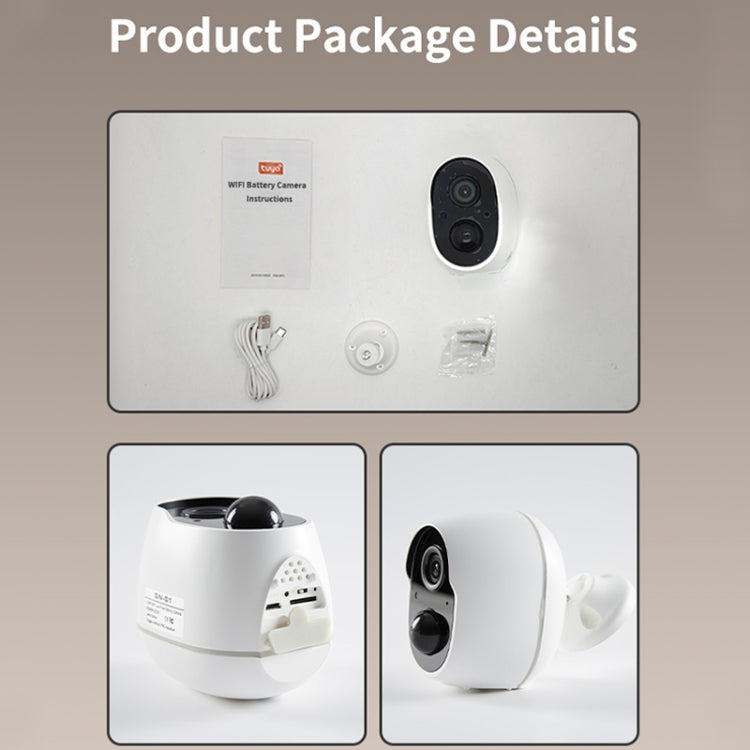 Home Ultra-HD Infrared Night Vision WiFi Surveillance Camera, Memory Card:Without Memory(EU Plug) - Wireless Camera by buy2fix | Online Shopping UK | buy2fix