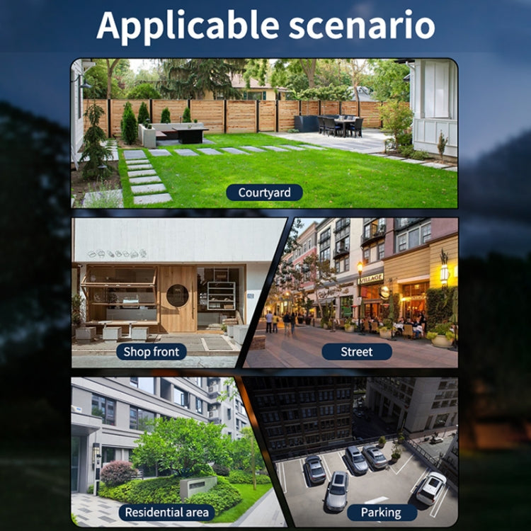 Graffit Version Home Ultra-HD Solar Panel Wireless WiFi Surveillance Camera, Memory Card:128GB(US Plug) - Wireless Camera by buy2fix | Online Shopping UK | buy2fix