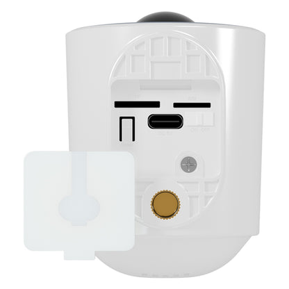 WiFi Tuya Smart Version HD Low Power Consumption Battery Camera, EU Plug, Memory Card:32GB(White) - Wireless Camera by buy2fix | Online Shopping UK | buy2fix