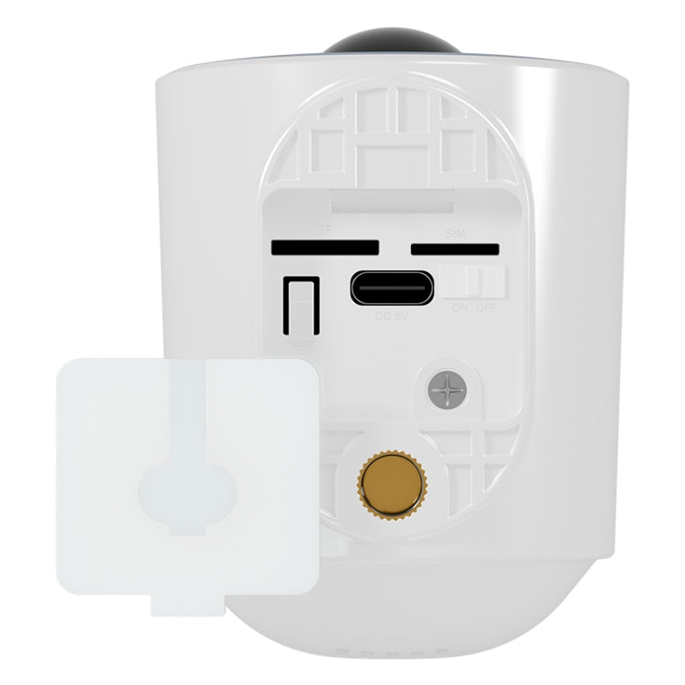 WiFi Tuya Smart Version HD Low Power Consumption Battery Camera, US Plug, Memory Card:64GB(White) - Wireless Camera by buy2fix | Online Shopping UK | buy2fix