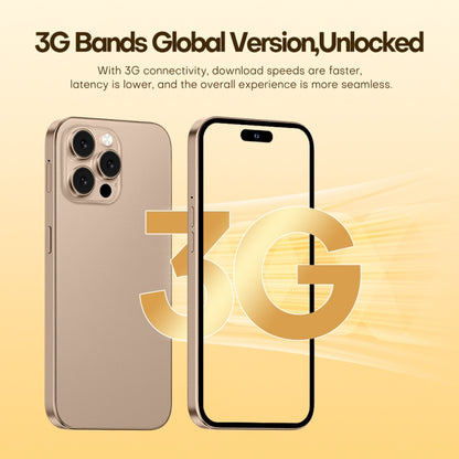 U218 / i16 Pro Max, 1GB+16GB, 6.6 inch Android 8.1 MTK6580A Quad Core, OTG, Network: 3G, Dual SIM, Plug:EU Plug(Desert Gold) -  by buy2fix | Online Shopping UK | buy2fix