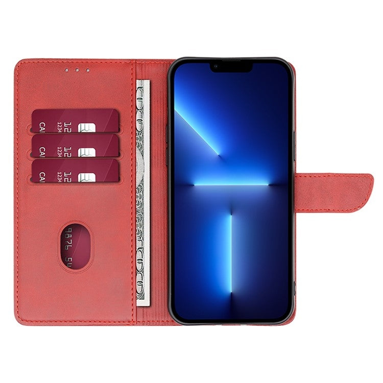 For Samsung Galaxy S25 5G Calf Texture Buckle Flip Leather Phone Case(Red) by buy2fix