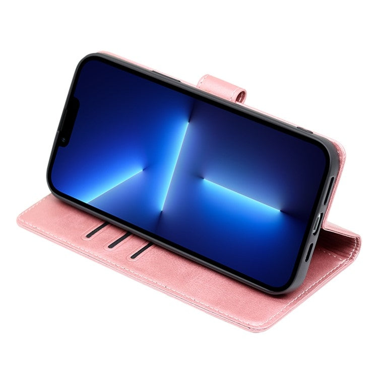 For Samsung Galaxy S25 Ultra 5G Calf Texture Buckle Flip Leather Phone Case(Rose Gold) by buy2fix