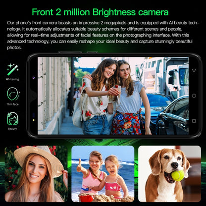 Povo6 Neo / DP29, 1GB+16GB, Face Identification, 5.0 inch Android 8.1 MTK6580M Quad Core, Network: 3G, Dual SIM, Plug:AU Plug(Green) -  by buy2fix | Online Shopping UK | buy2fix