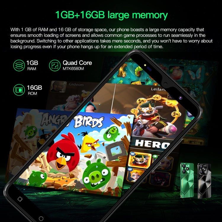Povo6 Neo / DP29, 1GB+16GB, Face Identification, 5.0 inch Android 8.1 MTK6580M Quad Core, Network: 3G, Dual SIM, Plug:US Plug(Black) -  by buy2fix | Online Shopping UK | buy2fix