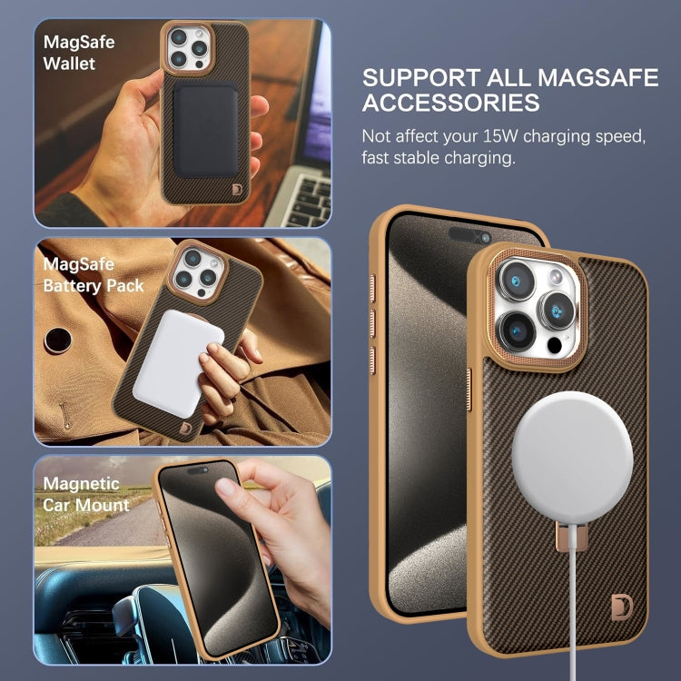 For iPhone 13 Carbon Fiber MagSafe Holder Phone Case(Grey) - iPhone 13 Cases by buy2fix | Online Shopping UK | buy2fix