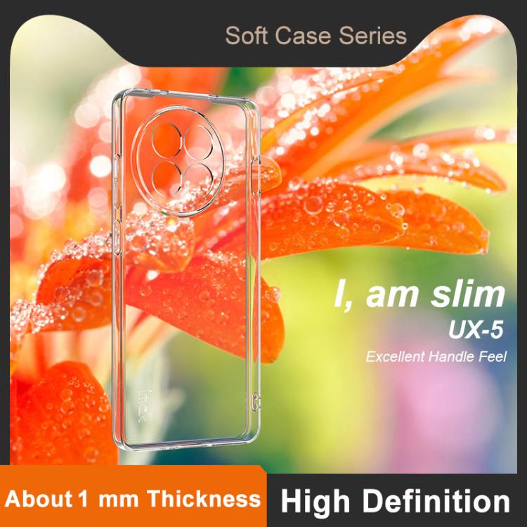 For OnePlus Ace 5 / Ace 5 Pro imak UX-5 Series Super Slim Transparent Shockproof TPU Protective Case(Transparent) - Ace 5 Cases by imak | Online Shopping UK | buy2fix