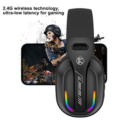 Bluetooth 5.4 Head-mounted RGB Wireless Bluetooth Gaming Headset(Grey) - Headset & Headphone by buy2fix | Online Shopping UK | buy2fix