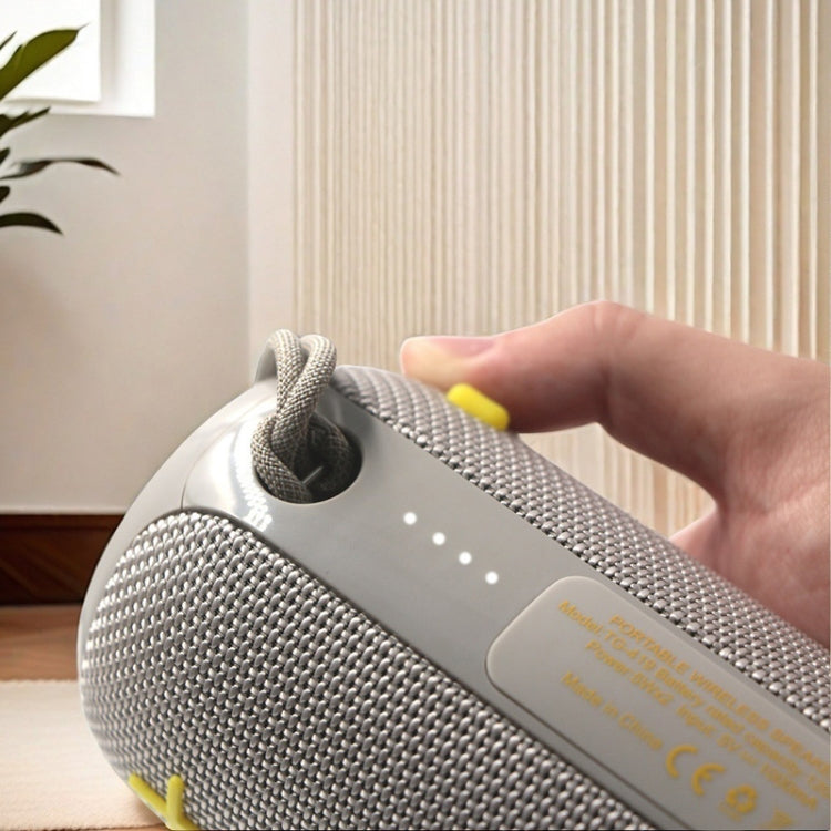 T&G TG419 Outdoor Portable Waterproof Handheld TWS Wireless Bluetooth Speaker(Dark Grey) - Desktop Speaker by T&G | Online Shopping UK | buy2fix