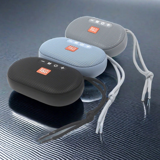 T&G TG441 TWS Mini Plug-in Card Portable Wireless Bluetooth Speaker(Blue) - Mini Speaker by T&G | Online Shopping UK | buy2fix
