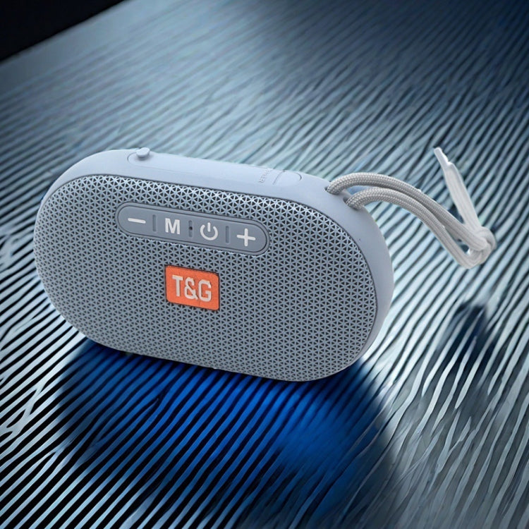 T&G TG441 TWS Mini Plug-in Card Portable Wireless Bluetooth Speaker(Grey) - Mini Speaker by T&G | Online Shopping UK | buy2fix