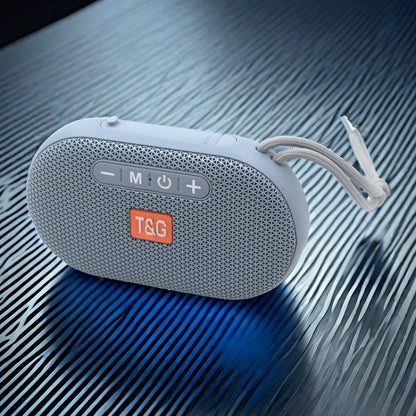 T&G TG441 TWS Mini Plug-in Card Portable Wireless Bluetooth Speaker(Grey) - Mini Speaker by T&G | Online Shopping UK | buy2fix