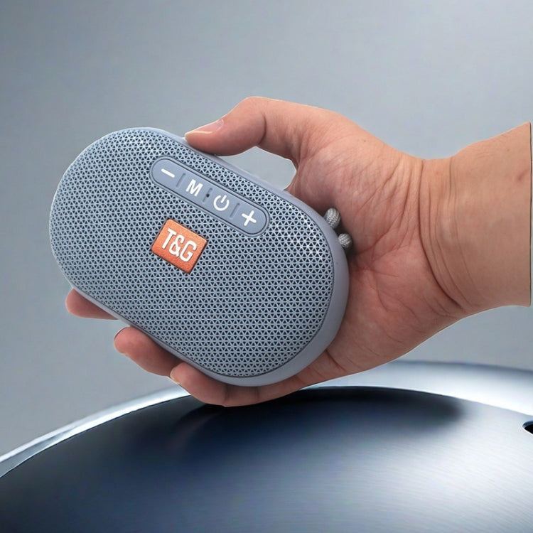 T&G TG441 TWS Mini Plug-in Card Portable Wireless Bluetooth Speaker(Grey) - Mini Speaker by T&G | Online Shopping UK | buy2fix